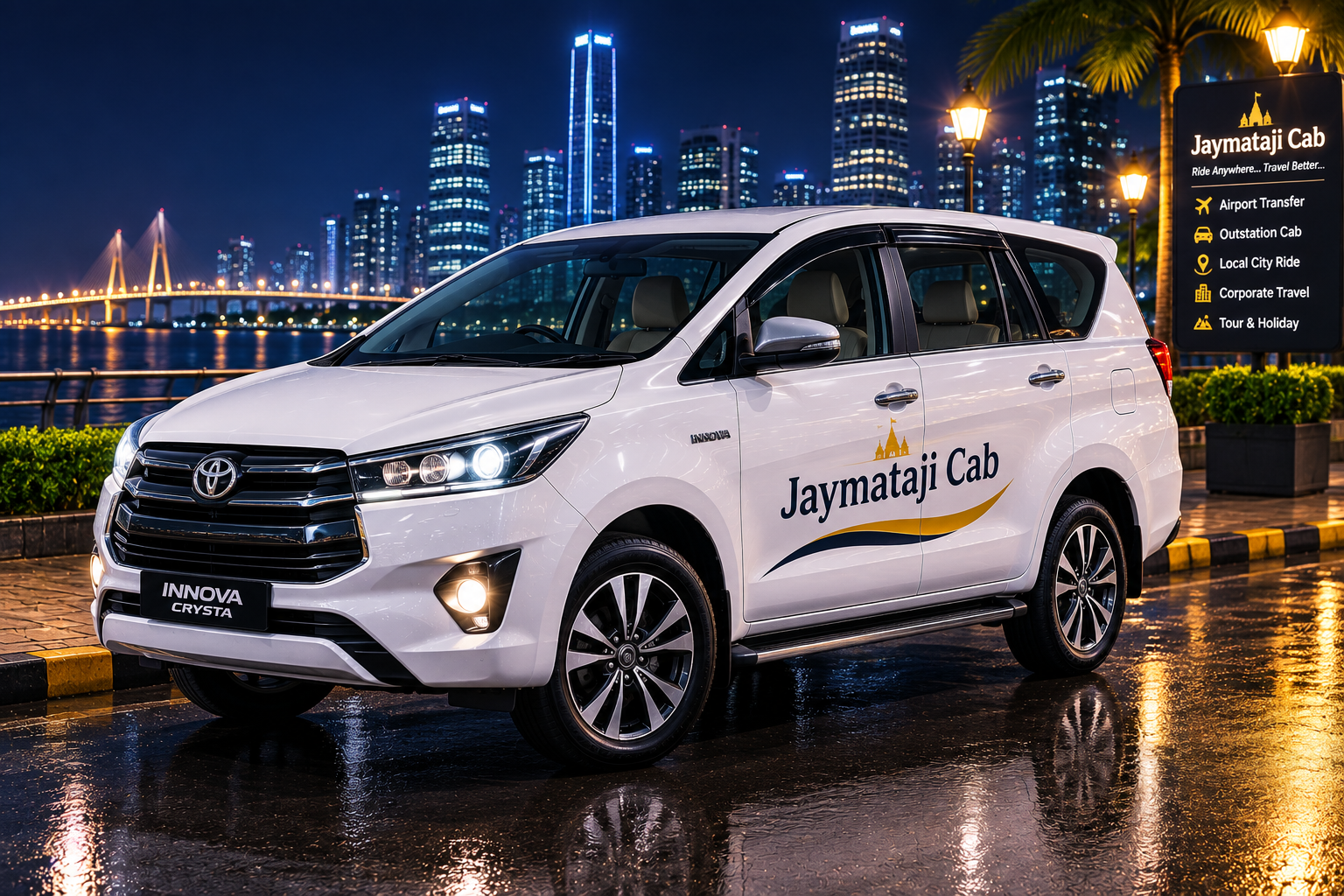 Innova Crysta Taxi Gandhidham